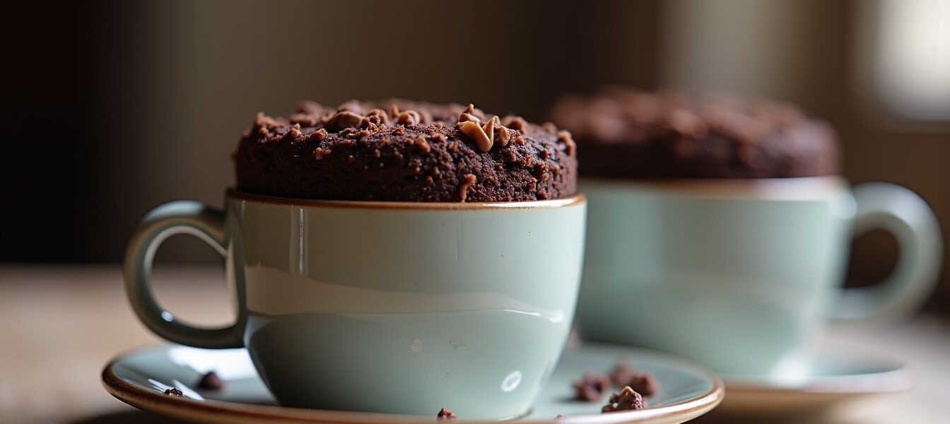 Mug cake au chocolat sain : une recette express et légère pour se faire plaisir