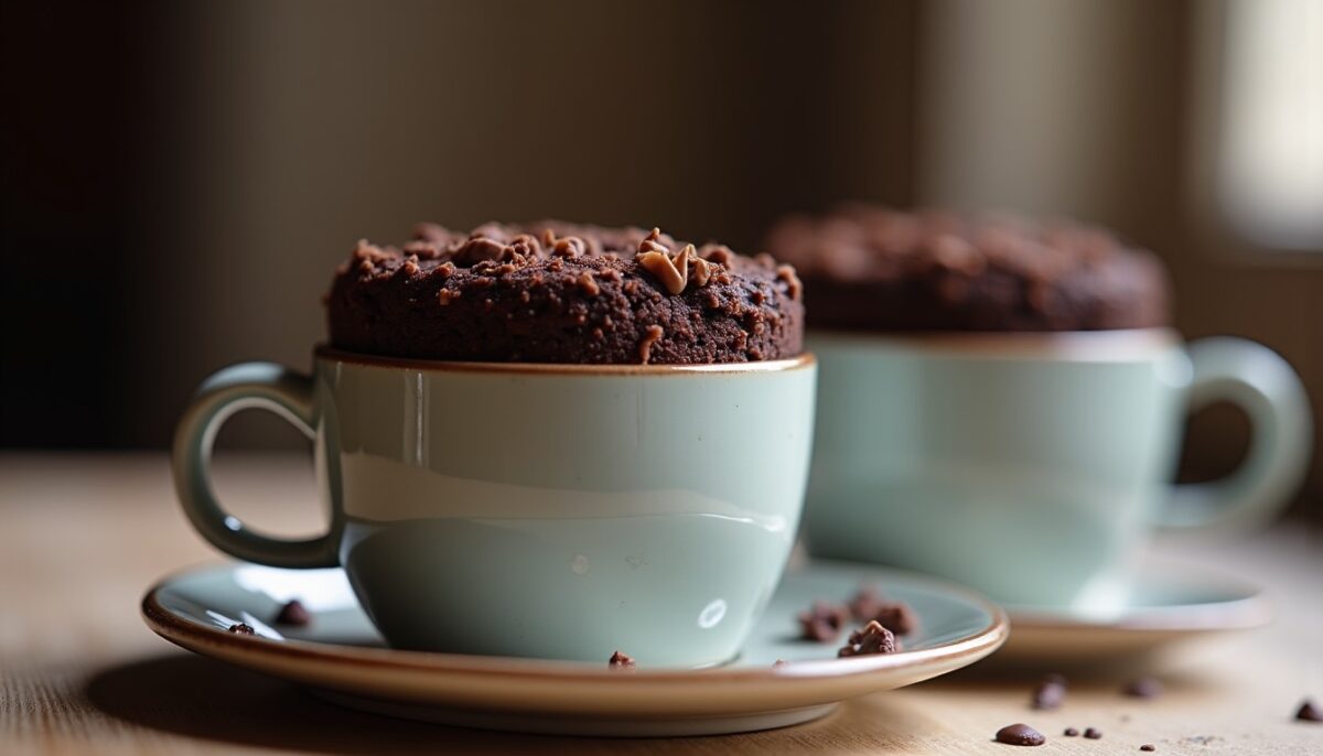Mug cake au chocolat sain : une recette express et légère pour se faire plaisir